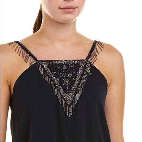 haute hippie Beaded Through the Lo Cami NWT $275 - Picture 6 of 7